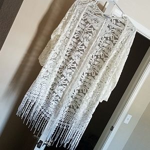 Lace kimono